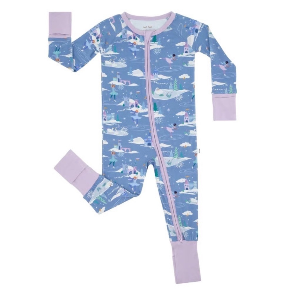 Little Sleepies Zippy | Ice Princess | 3-6mo | EUC